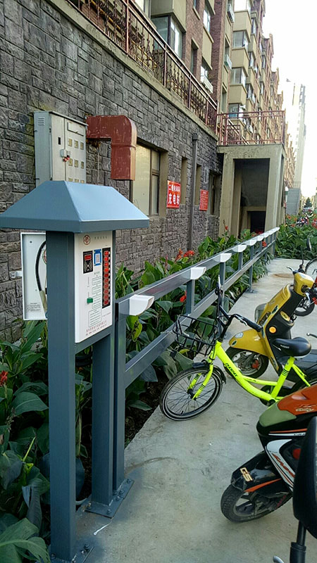 昌原龍嘉帝景小區(qū)電瓶車充電站案例現(xiàn)場圖2